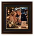 Couple celebrating with a personalised anniversary song and unique anniversary gift