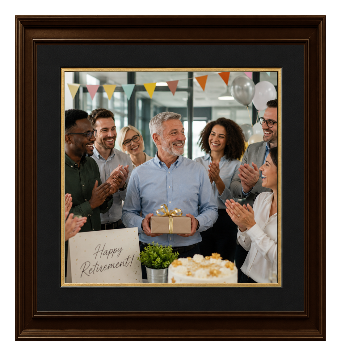 Personalised retirement gift with a bespoke retirement song celebrating a lifetime of achievements